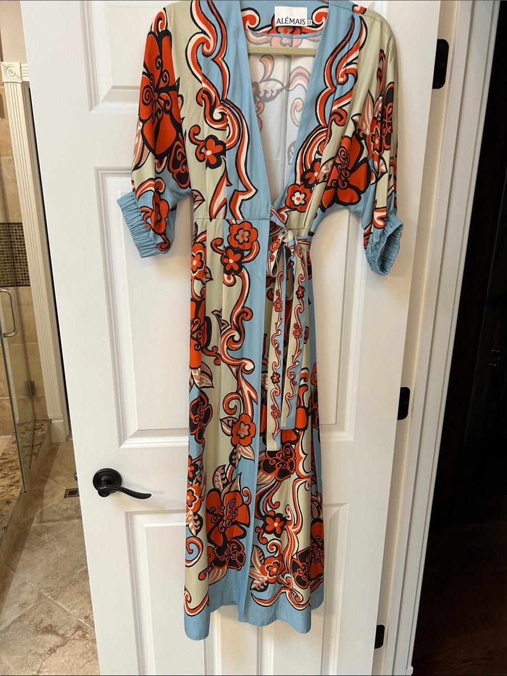 Alemais Blue Midi Dress Elegant and Stylish